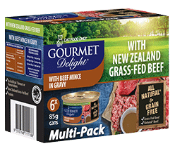 With Beef Mince in Gravy Multi-pack 6 x 85g