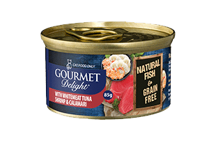 Gourmet Delight Natural Fish and Grain Free in can